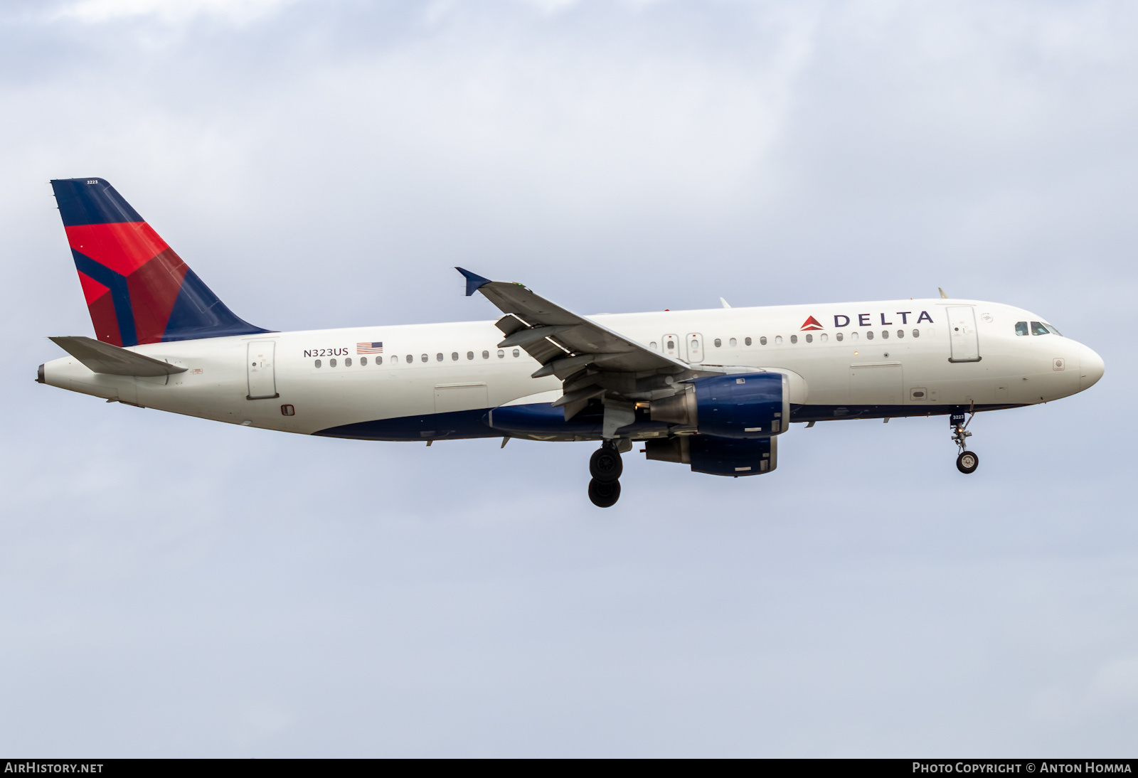 Aircraft Photo of N323US | Airbus A320-211 | Delta Air Lines | AirHistory.net #281504