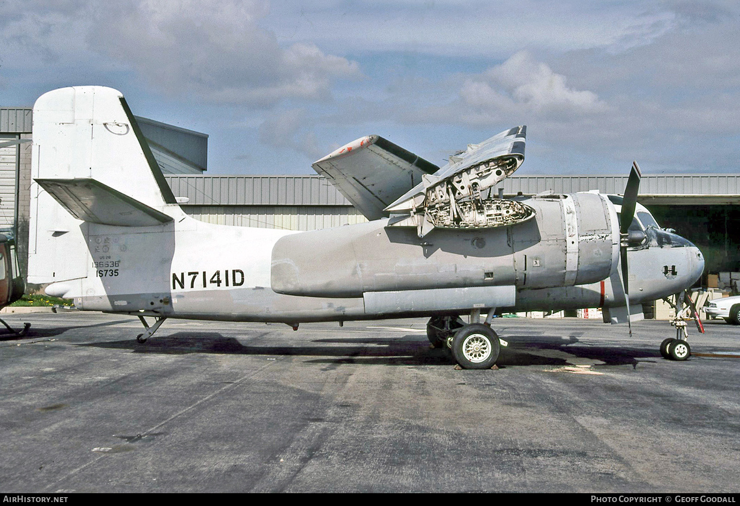 Aircraft Photo of N7141D / 136636 | Grumman US-2B Tracker (G-89) | AirHistory.net #281572