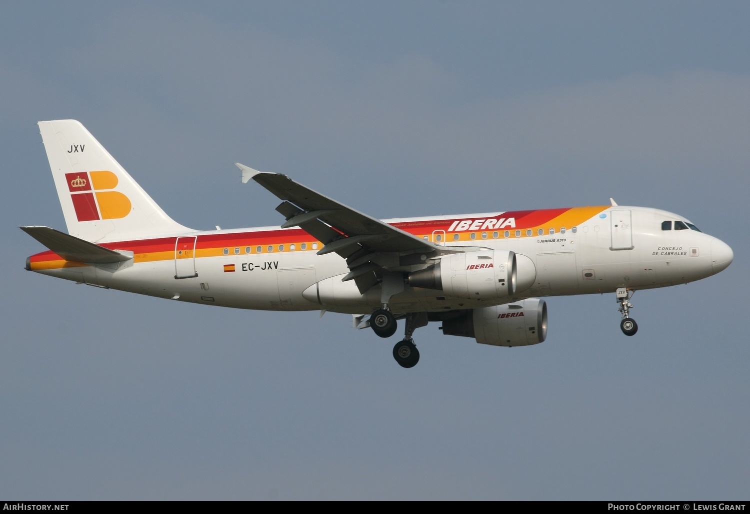 Aircraft Photo of EC-JXV | Airbus A319-111 | Iberia | AirHistory.net #281628