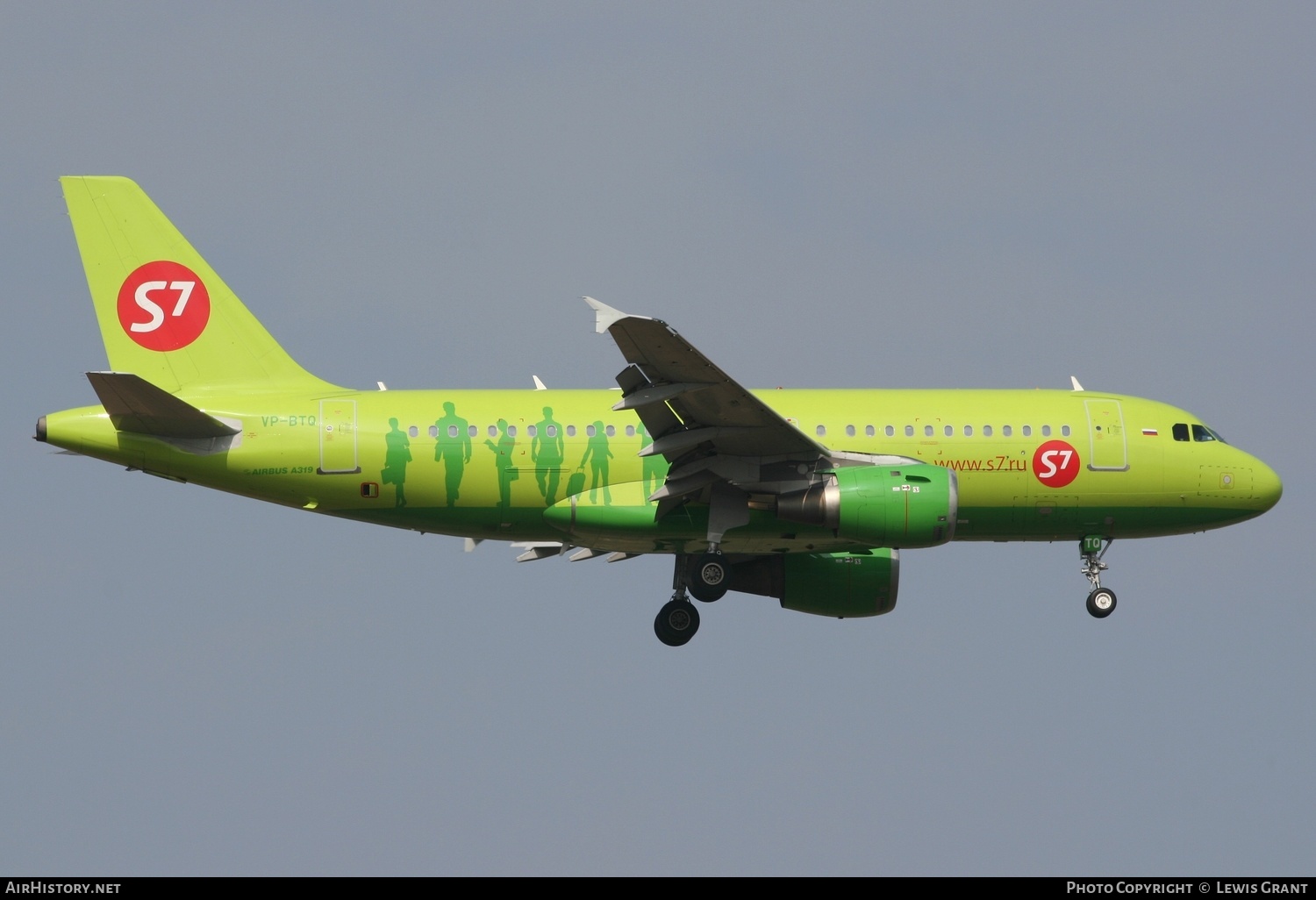 Aircraft Photo of VP-BTQ | Airbus A319-114 | S7 Airlines | AirHistory.net #281635