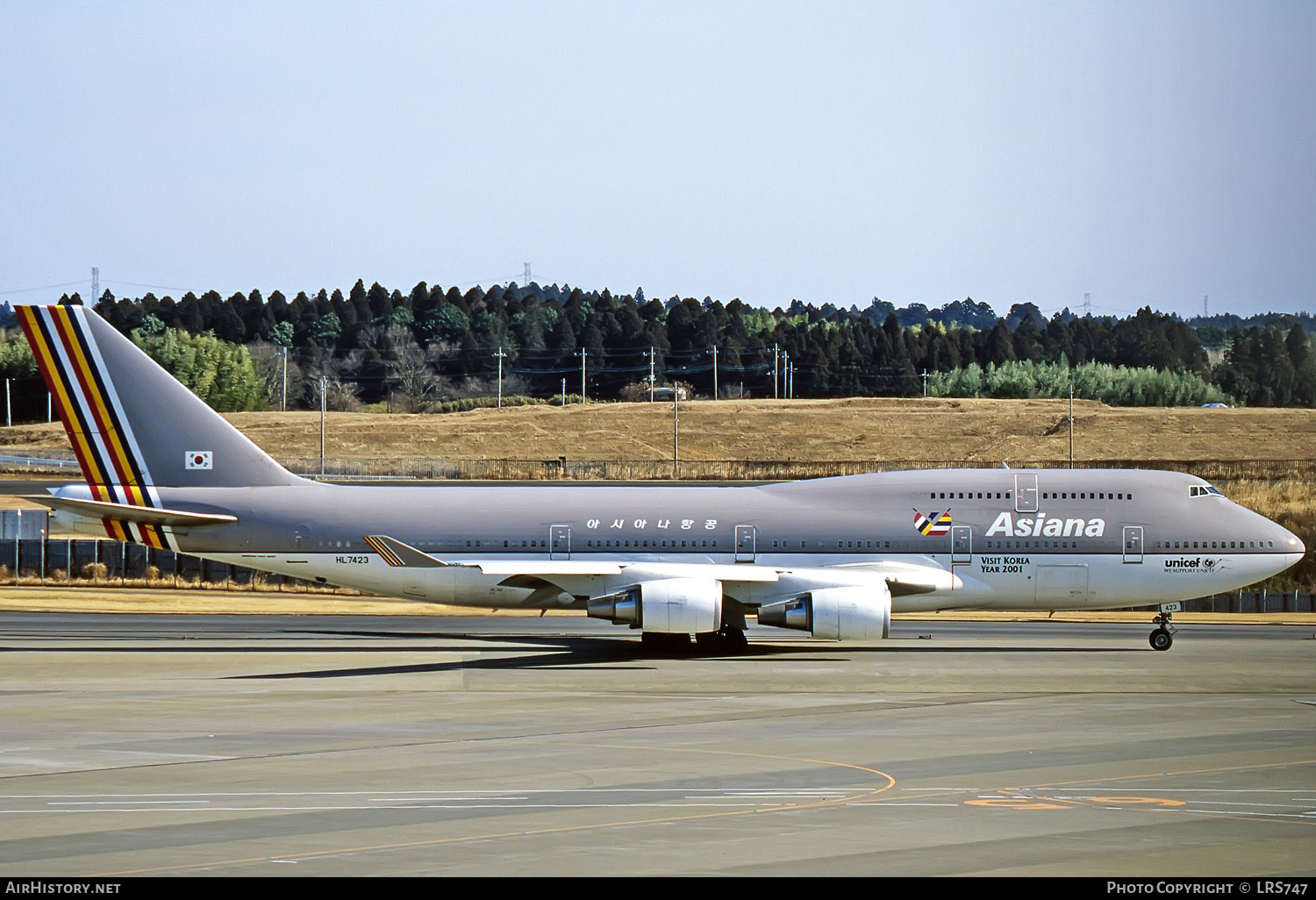 Aircraft Photo of HL7423 | Boeing 747-48EM | Asiana Airlines | AirHistory.net #281654
