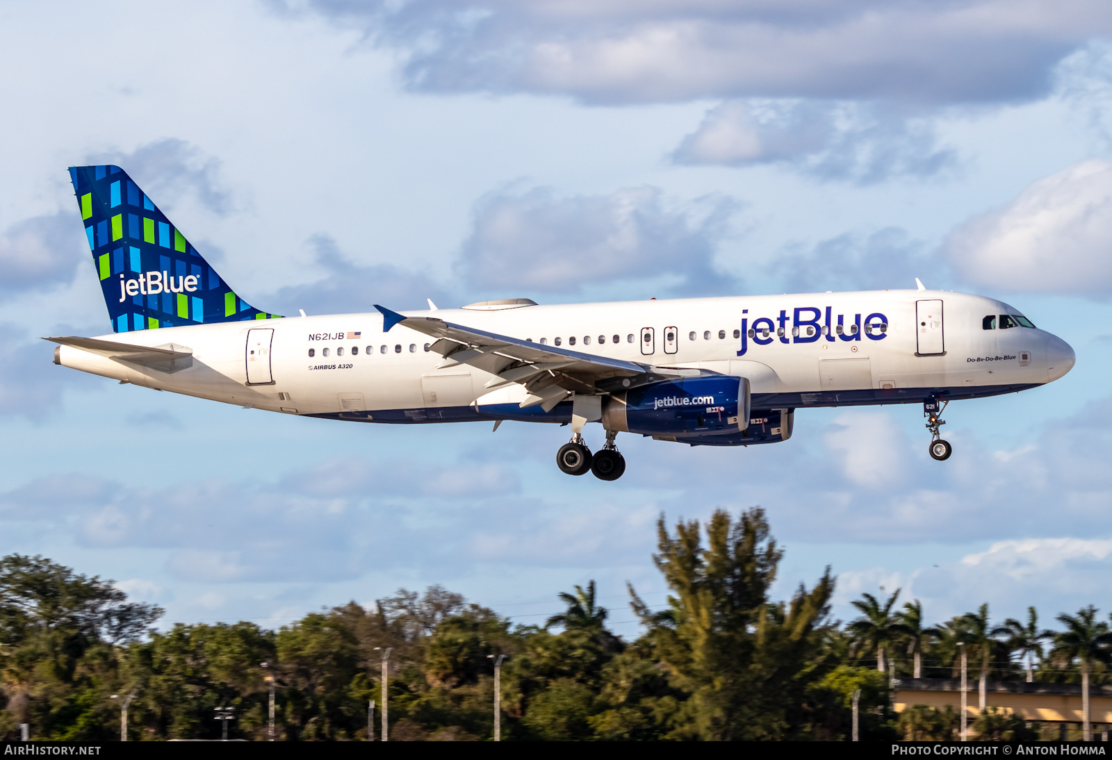 Aircraft Photo of N621JB | Airbus A320-232 | JetBlue Airways | AirHistory.net #281658