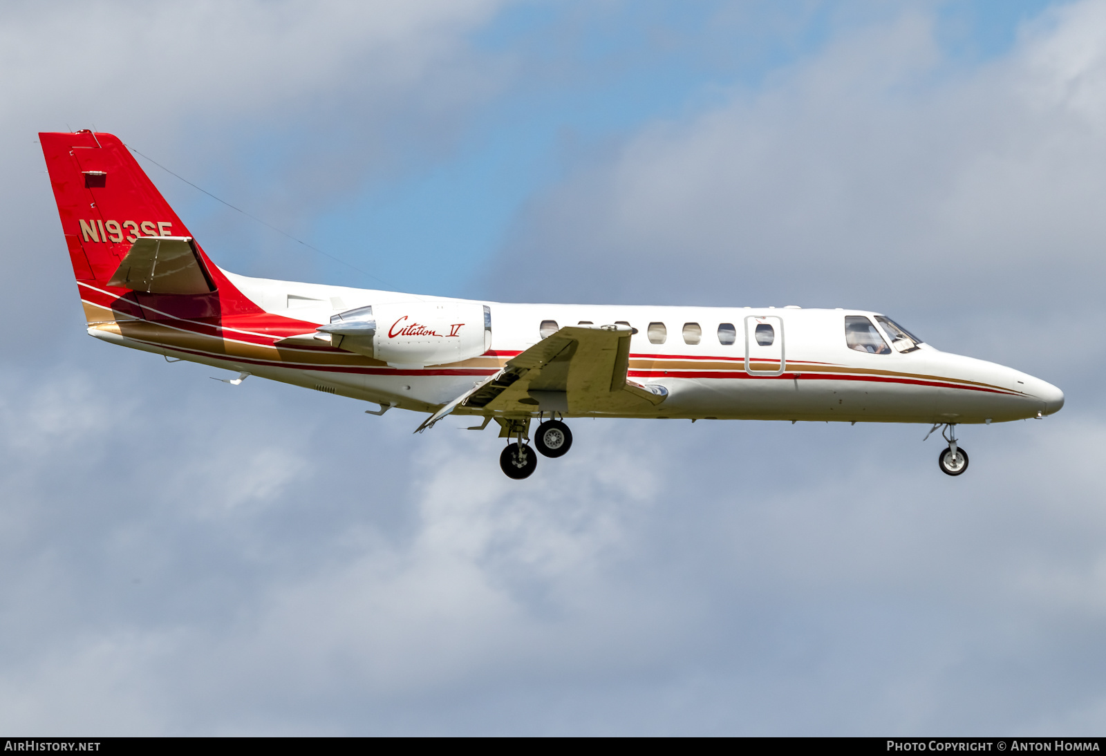 Aircraft Photo of N193SE | Cessna 560 Citation V | AirHistory.net #281680
