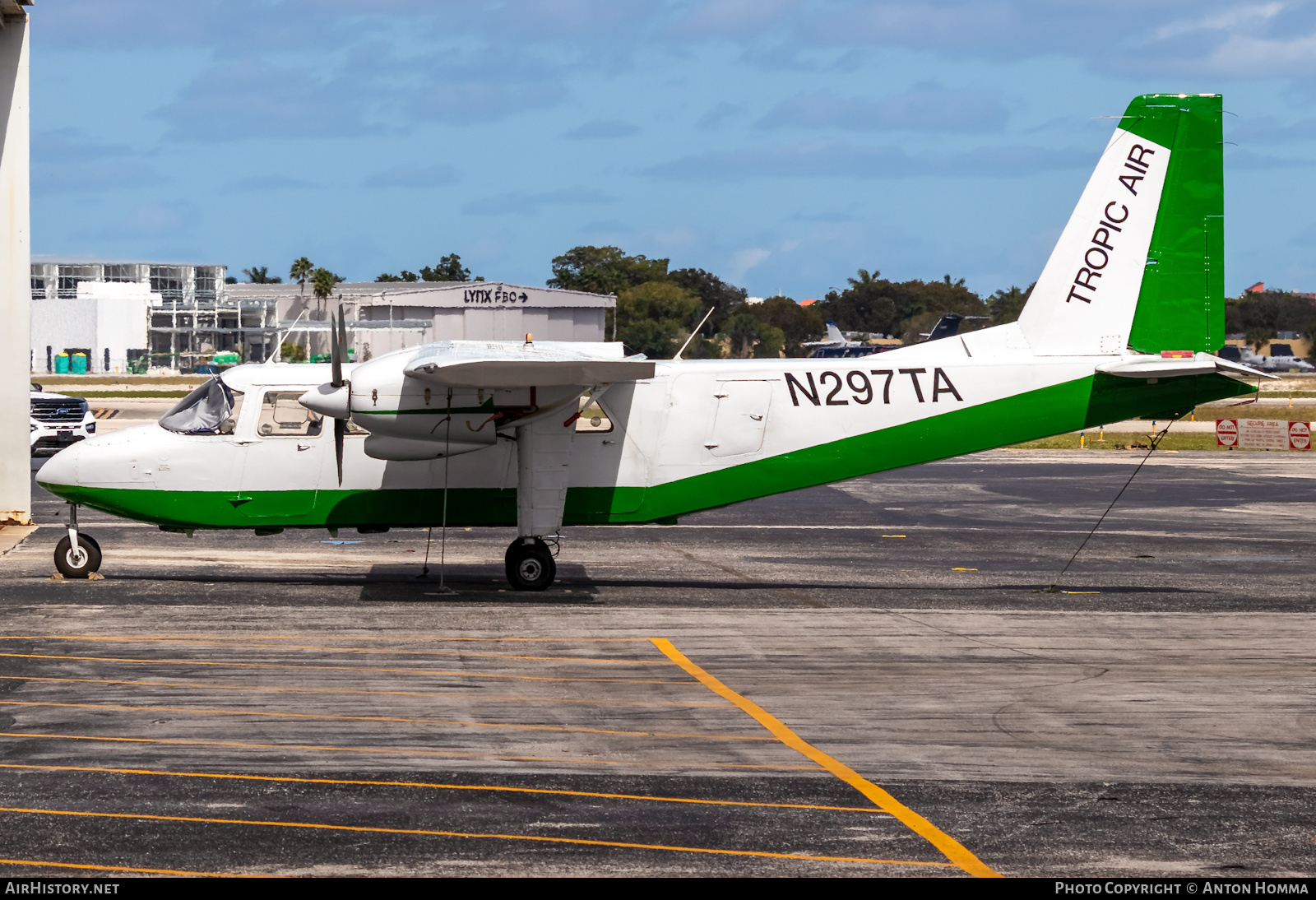 Aircraft Photo of N297TA | Britten-Norman BN-2A-21 Islander | Tropic Air | AirHistory.net #281681