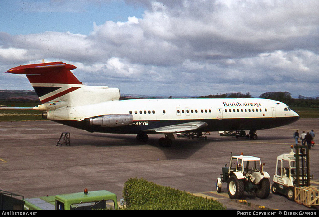 Aircraft Photo of G-AVYE | Hawker Siddeley HS-121 Trident 1E-140 | British Airways | AirHistory.net #281697