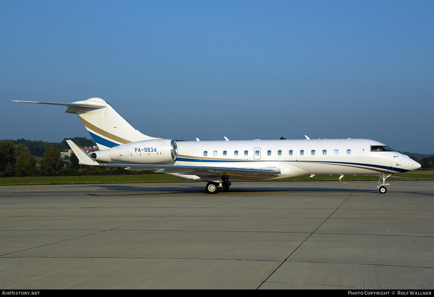 Aircraft Photo of PA-9834 | Bombardier Global 5000 (BD-700-1A11) | AirHistory.net #281736