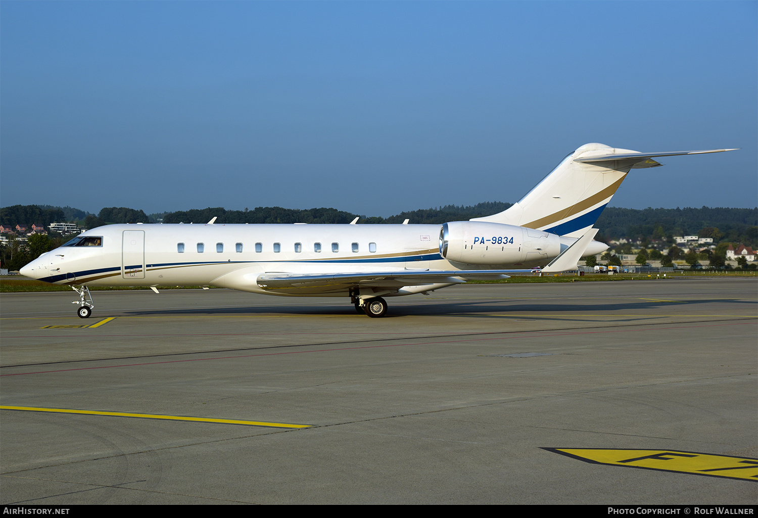 Aircraft Photo of PA-9834 | Bombardier Global 5000 (BD-700-1A11) | AirHistory.net #281746