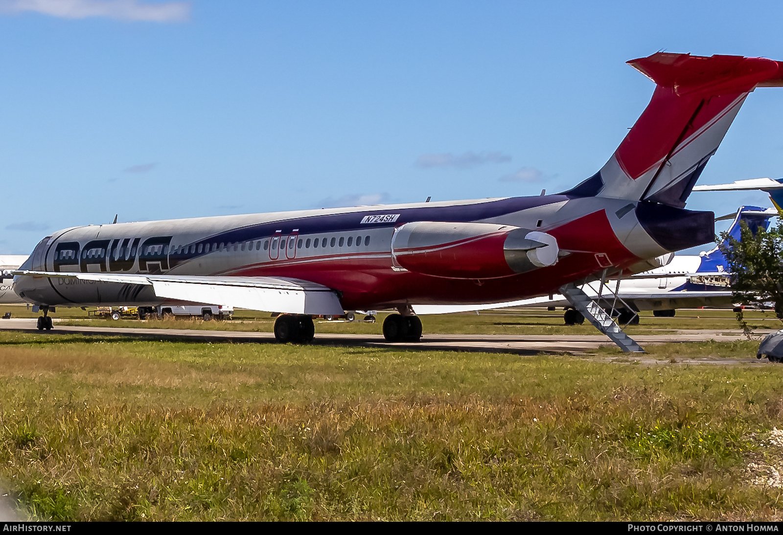Aircraft Photo of N724SH | McDonnell Douglas MD-83 (DC-9-83) | PAWA Dominicana - Pan Am World Airways | AirHistory.net #281750