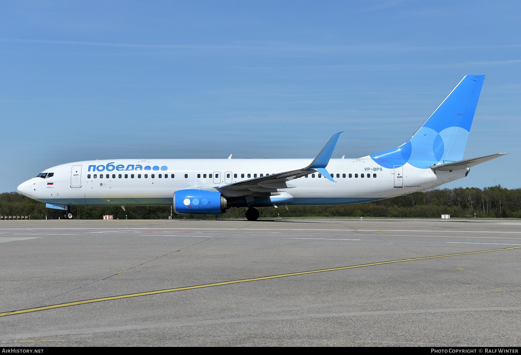 Aircraft Photo of VP-BPS | Boeing 737-800 | Pobeda Airlines | AirHistory.net #281773