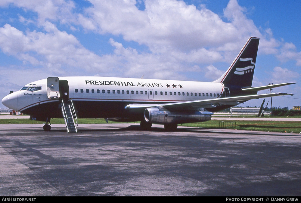 Aircraft Photo of N322XV | Boeing 737-219 | Presidential Airways | AirHistory.net #281788