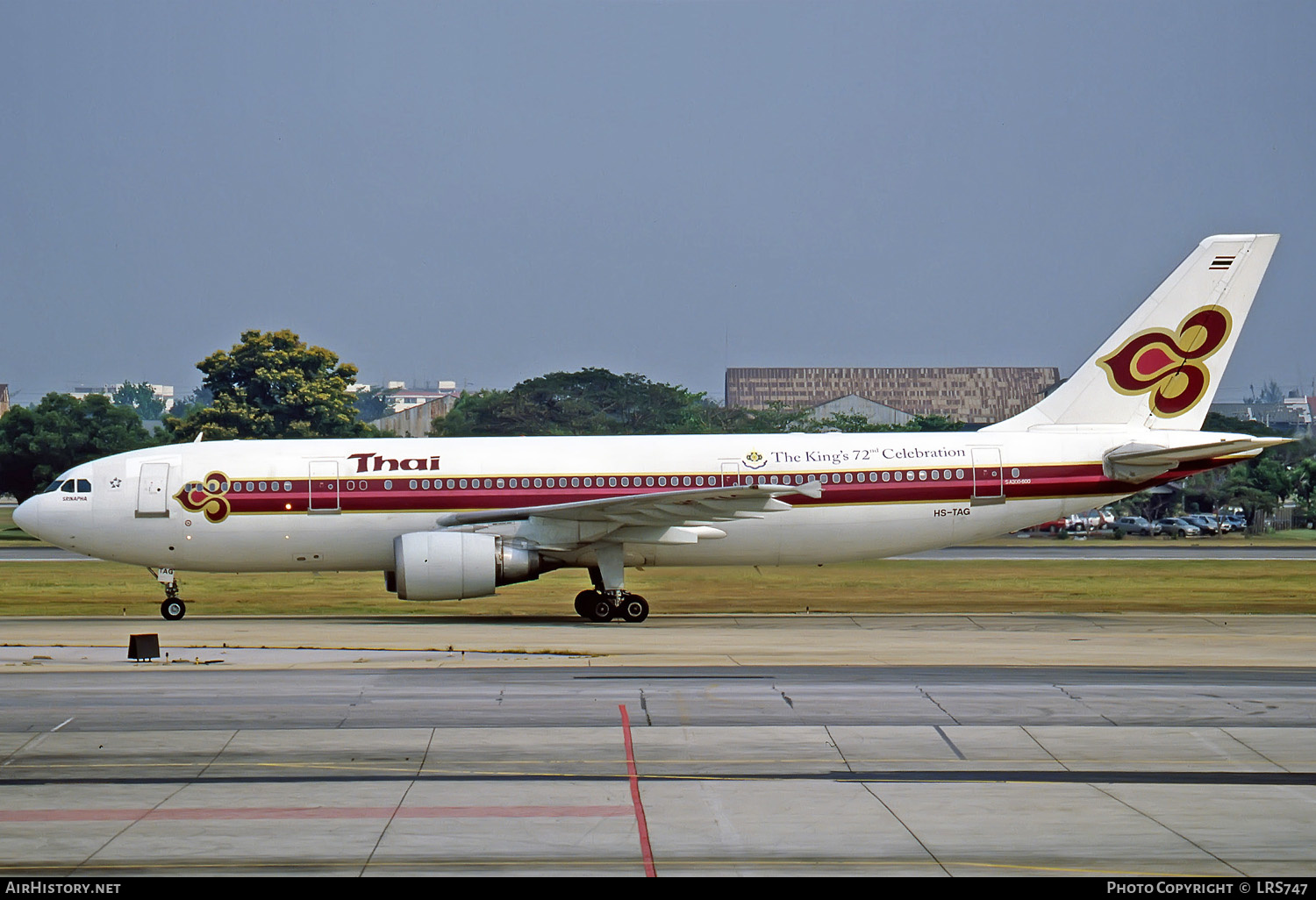 Aircraft Photo of HS-TAG | Airbus A300B4-605R | Thai Airways International | AirHistory.net #281793