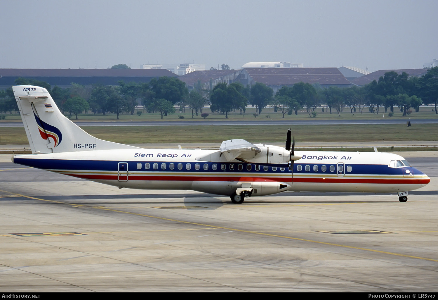 Aircraft Photo of HS-PGF | ATR ATR-72-202 | Bangkok Airways | AirHistory.net #281795