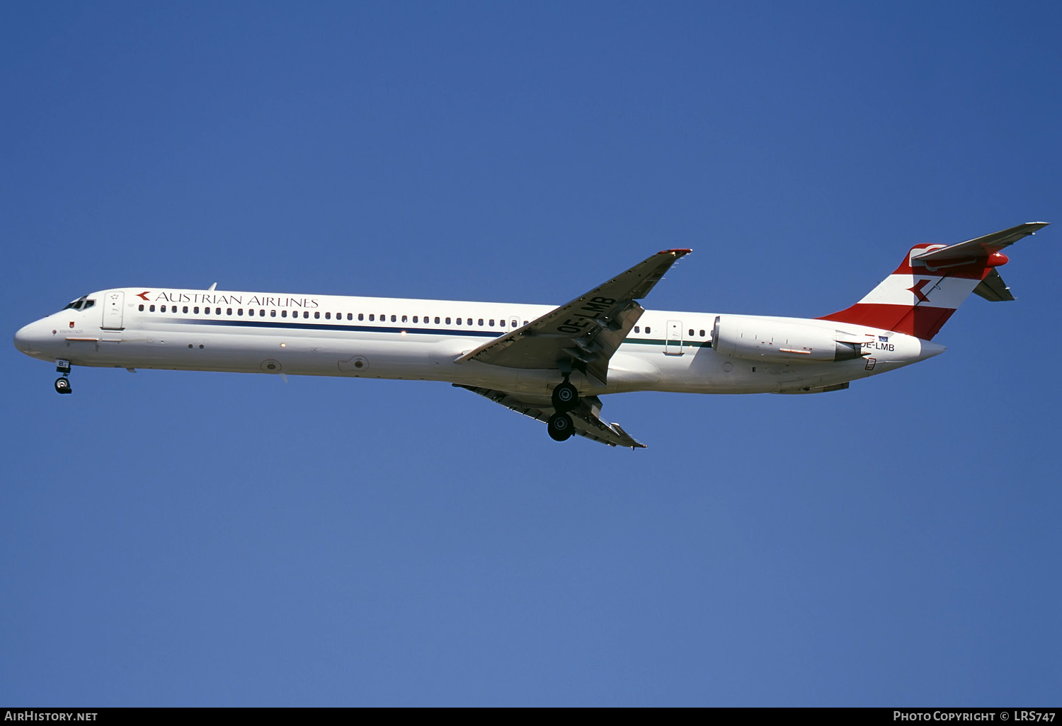 Aircraft Photo of OE-LMB | McDonnell Douglas MD-82 (DC-9-82) | Austrian Airlines | AirHistory.net #281812