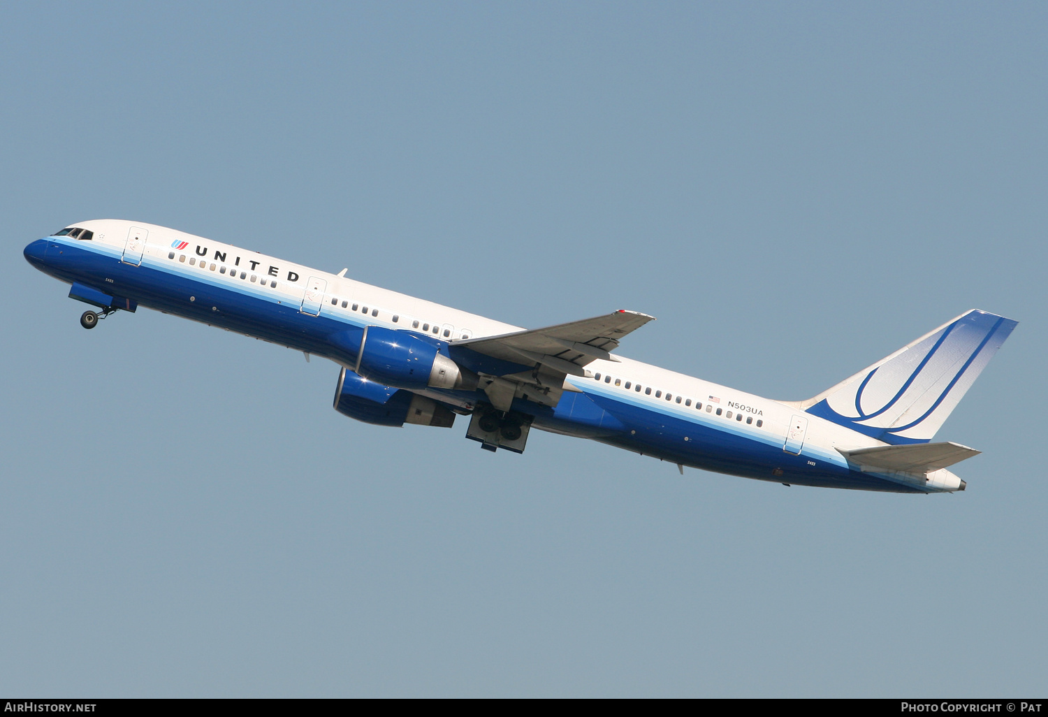 Aircraft Photo of N503UA | Boeing 757-222 | United Airlines | AirHistory.net #281832