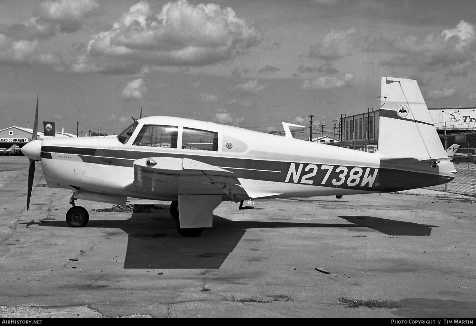 Aircraft Photo of N2738W | Mooney M-20D Master | AirHistory.net #281888