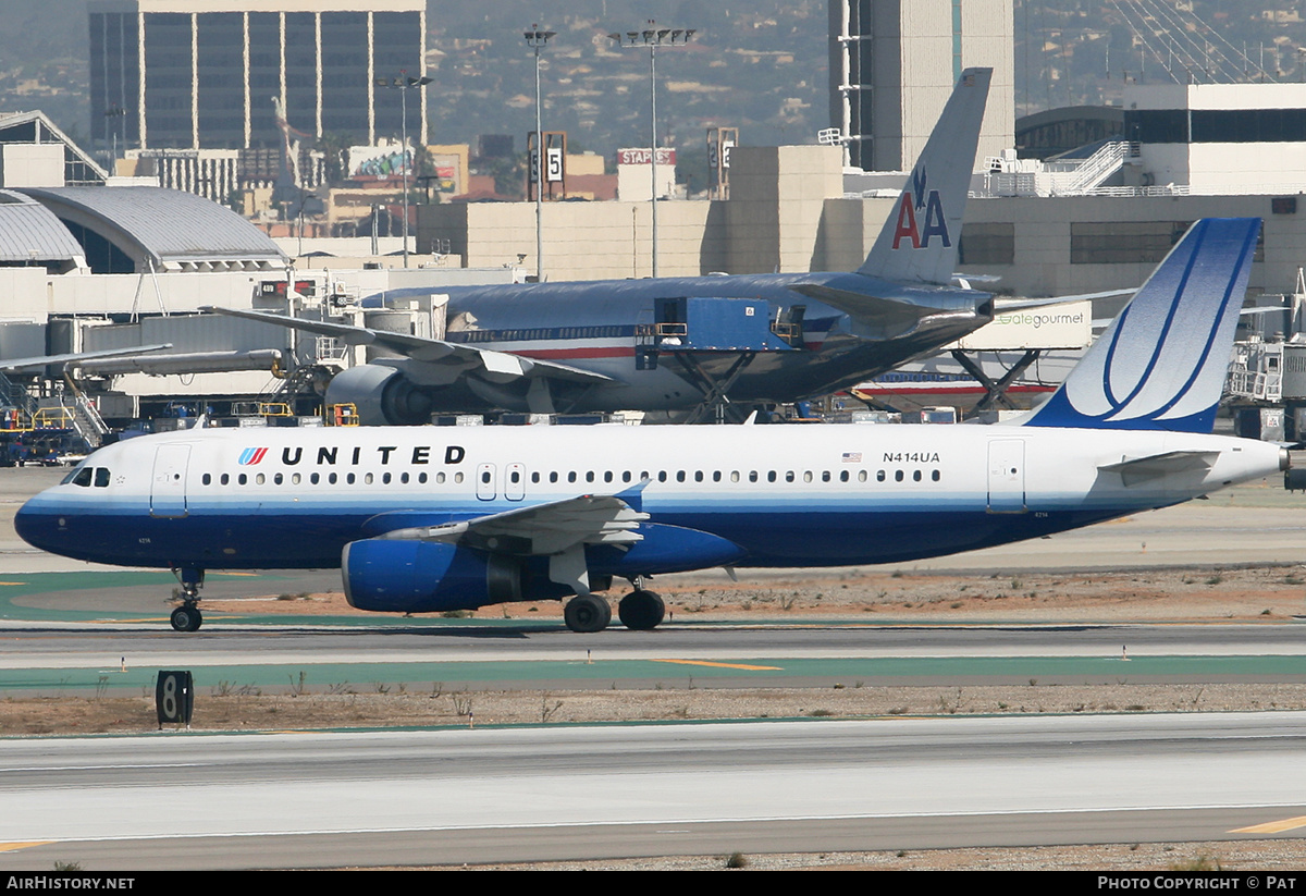 Aircraft Photo of N414UA | Airbus A320-232 | United Airlines | AirHistory.net #281909