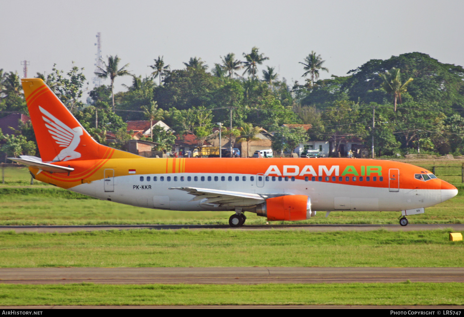 Aircraft Photo of PK-KKR | Boeing 737-3L9 | AdamAir | AirHistory.net #281914