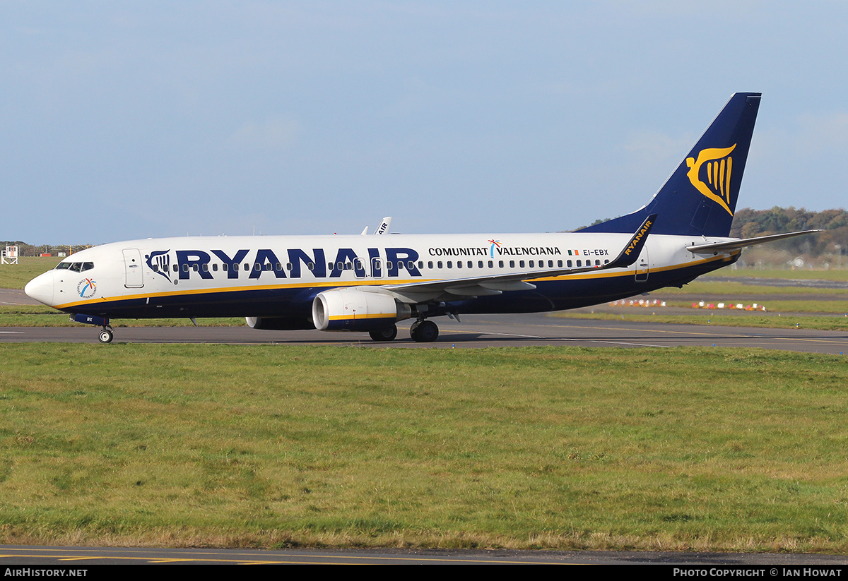 Aircraft Photo of EI-EBX | Boeing 737-8AS | Ryanair | AirHistory.net #282028