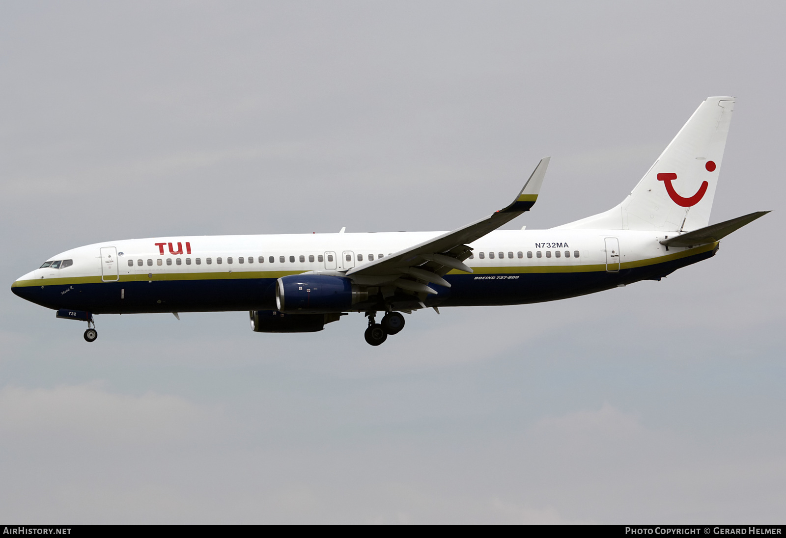 Aircraft Photo of N732MA | Boeing 737-81Q | TUI | AirHistory.net #282034