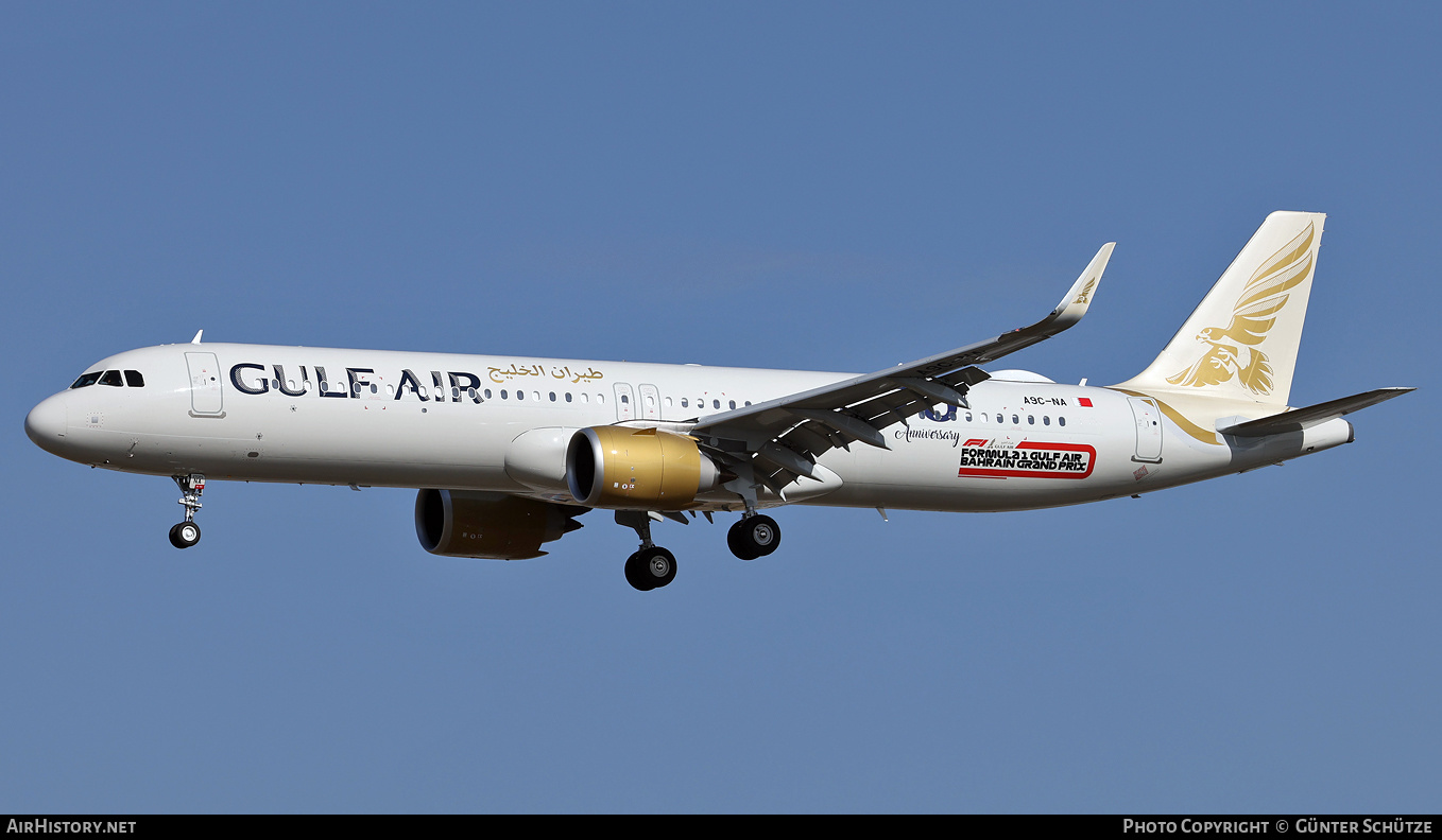 Aircraft Photo of A9C-NA | Airbus A321-253NX | Gulf Air | AirHistory.net #282039