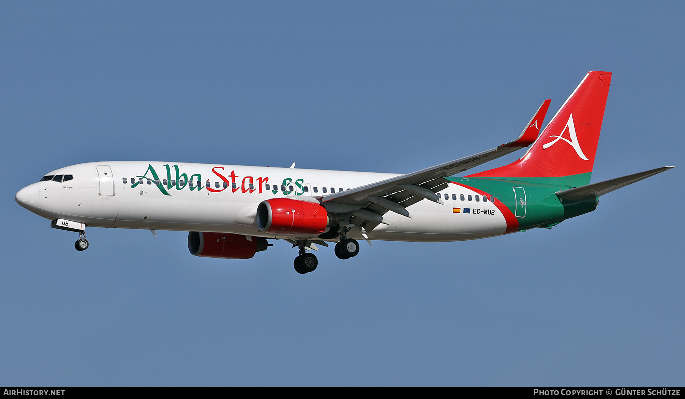 Aircraft Photo of EC-MUB | Boeing 737-86J | AlbaStar | AirHistory.net #282041