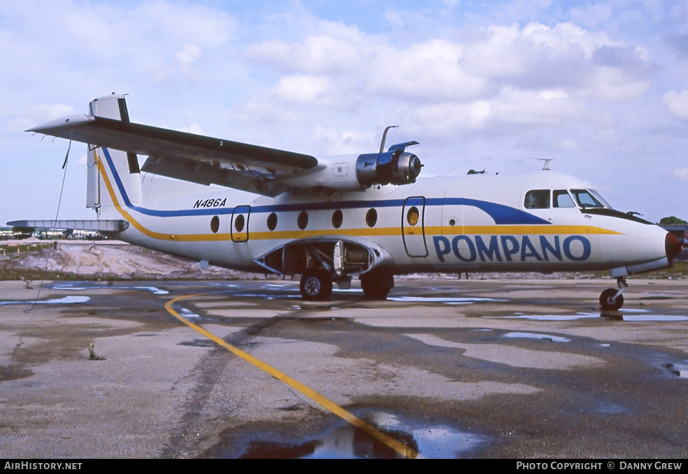 Aircraft Photo of N486A | Aerospatiale N-262A-27 | Pompano Airways | AirHistory.net #282045