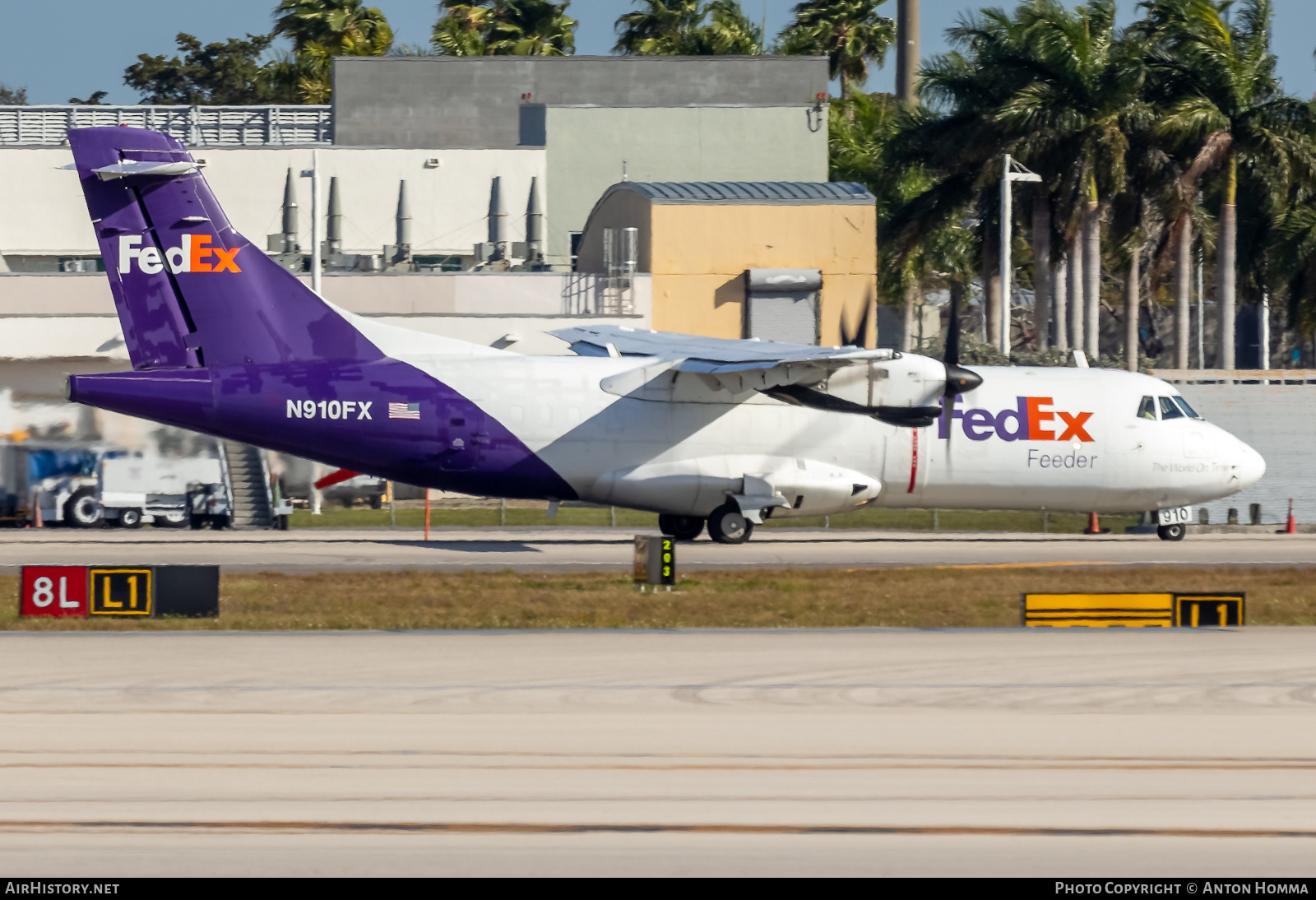 Aircraft Photo of N910FX | ATR ATR-42-300/F | FedEx Feeder | AirHistory.net #282088
