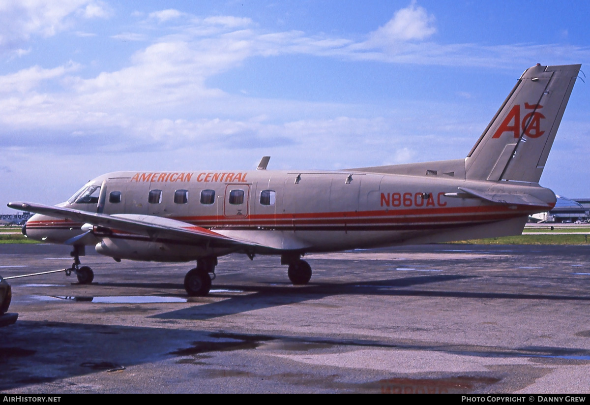 Aircraft Photo of N860AC | Embraer EMB-110P1 Bandeirante | American Central Airlines - ACA | AirHistory.net #282111