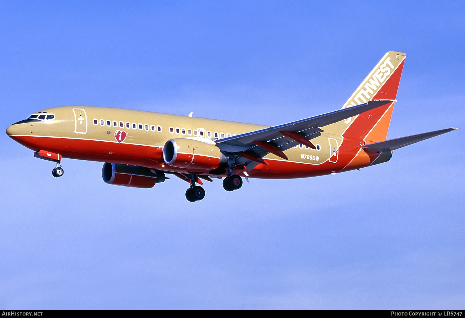 Aircraft Photo of N786SW | Boeing 737-7H4 | Southwest Airlines | AirHistory.net #282114