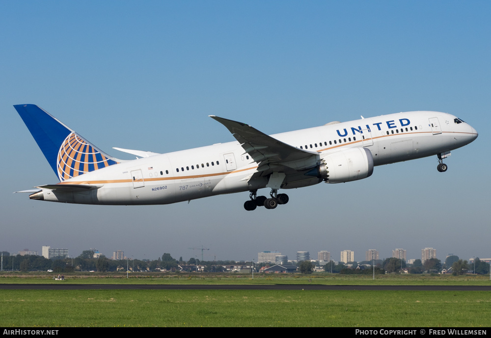 Aircraft Photo of N26902 | Boeing 787-8 Dreamliner | United Airlines | AirHistory.net #282137