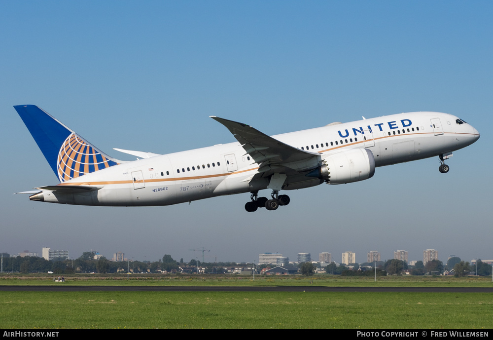 Aircraft Photo of N26902 | Boeing 787-8 Dreamliner | United Airlines | AirHistory.net #282137