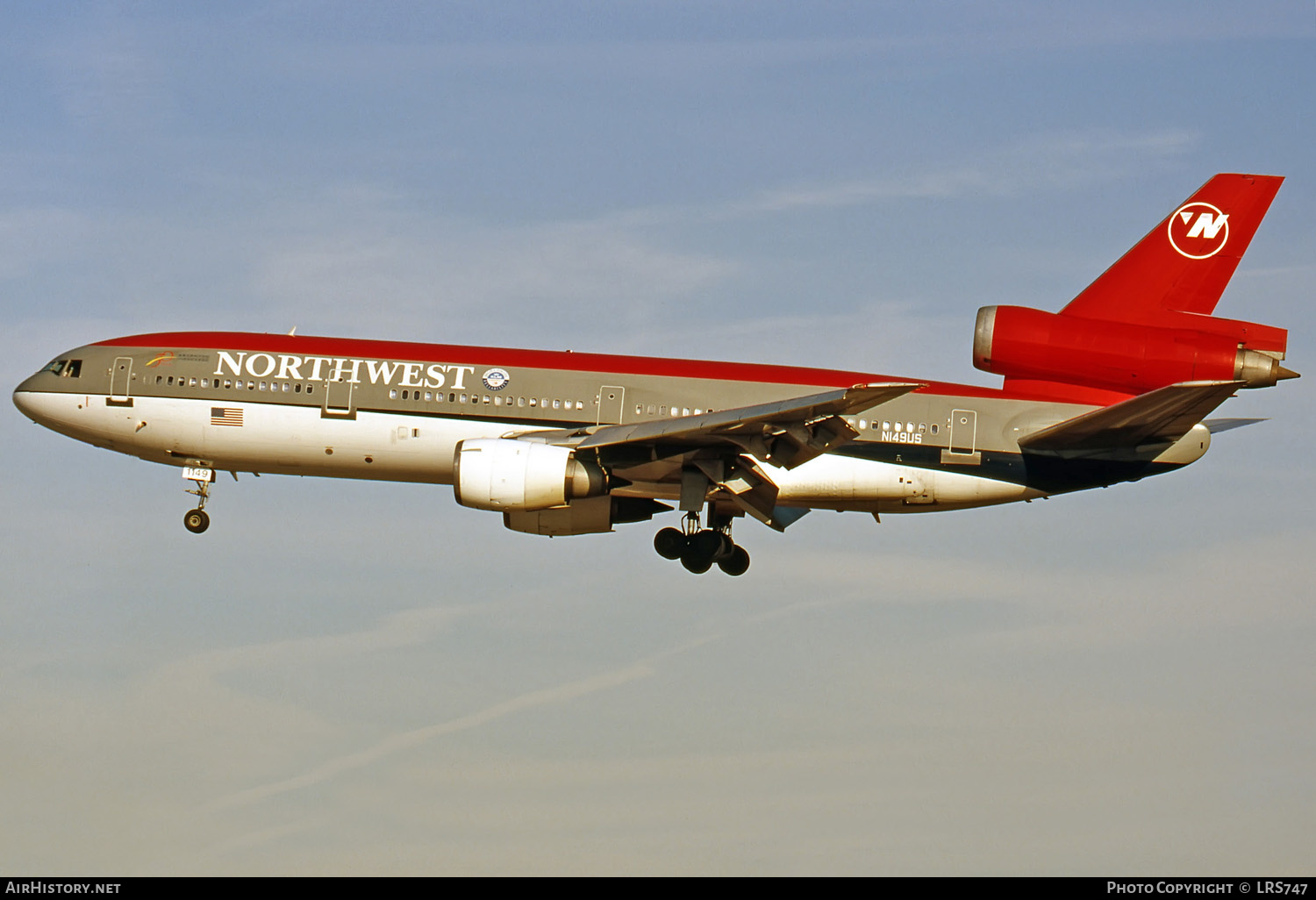 Aircraft Photo of N149US | McDonnell Douglas DC-10-40 | Northwest Airlines | AirHistory.net #282138
