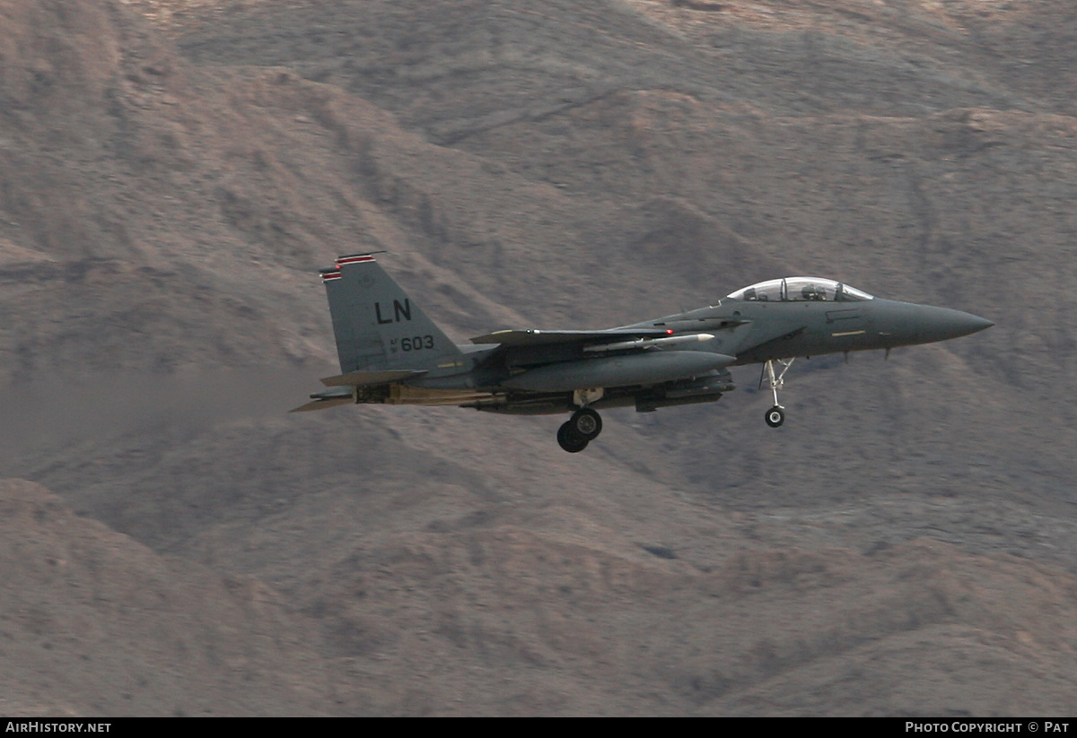 Aircraft Photo of 81-0603 / AF81-603 | Boeing F-15E Strike Eagle | USA - Air Force | AirHistory.net #282160