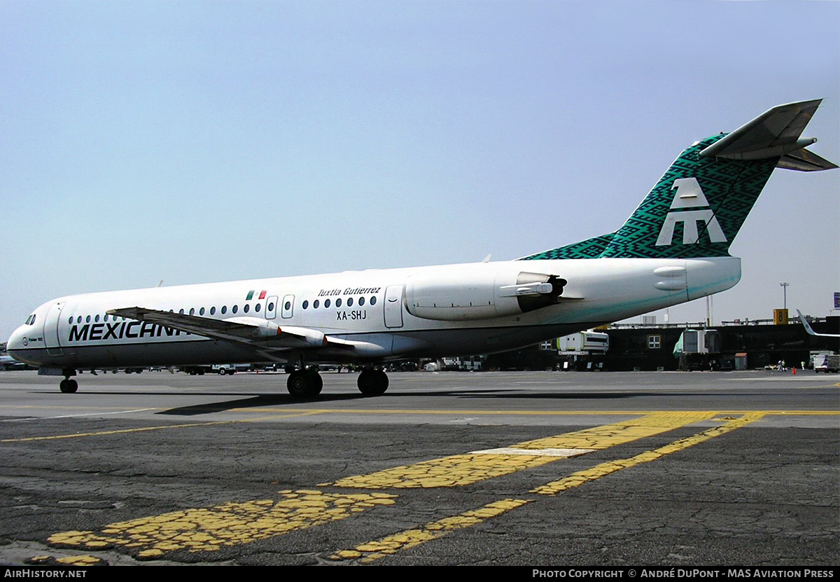 Aircraft Photo of XA-SHJ | Fokker 100 (F28-0100) | Mexicana | AirHistory.net #282164