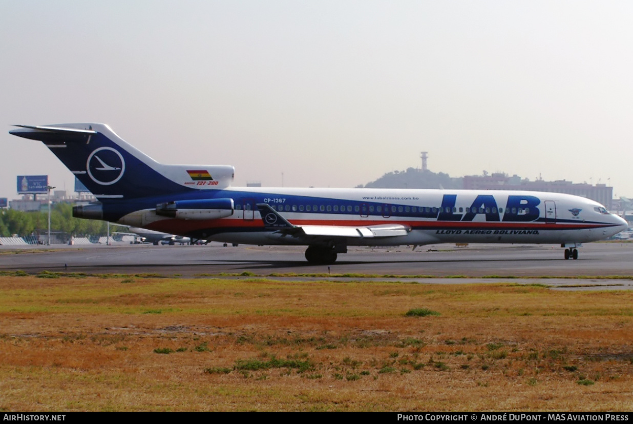 Aircraft Photo of CP-1367 | Boeing 727-2K3/Adv | Lloyd Aereo Boliviano - LAB | AirHistory.net #282186