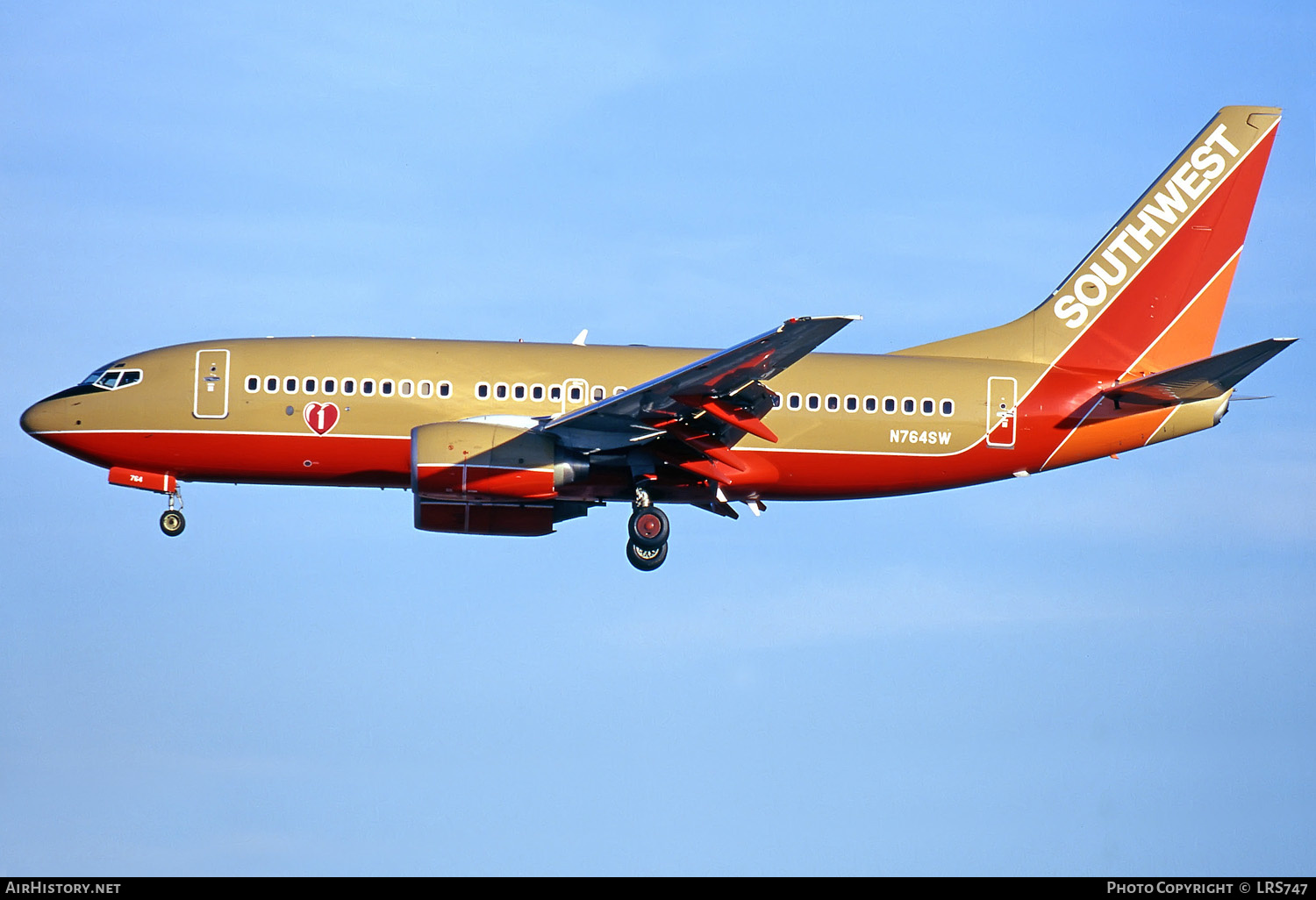 Aircraft Photo of N764SW | Boeing 737-7H4 | Southwest Airlines | AirHistory.net #282195