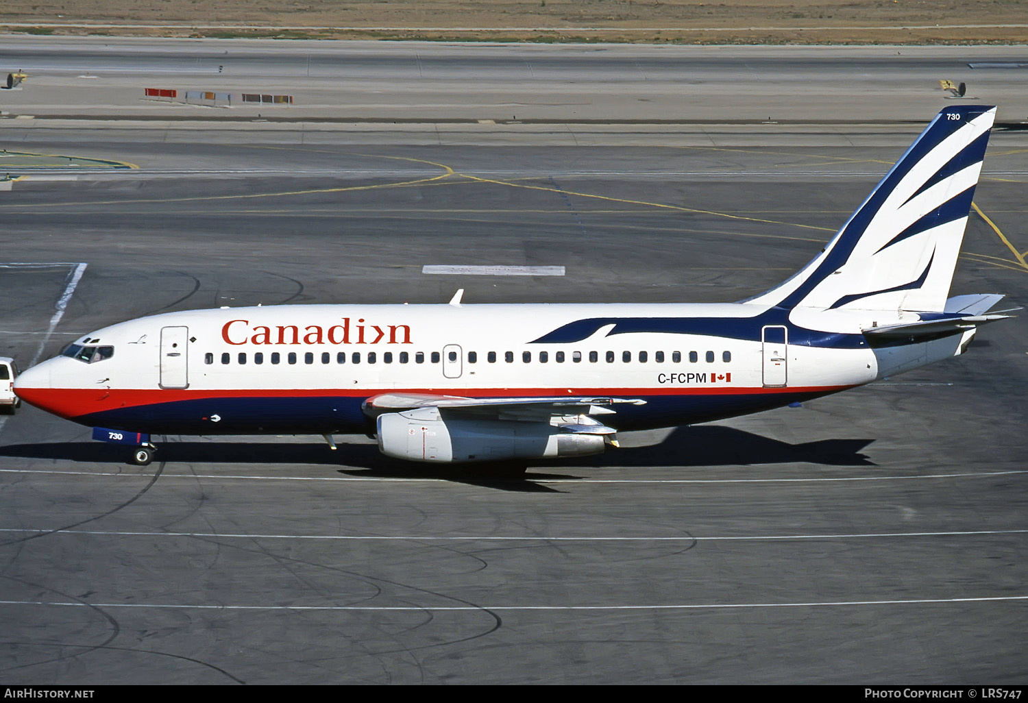 Aircraft Photo of C-FCPM | Boeing 737-2T7/Adv | Canadian Airlines | AirHistory.net #282197