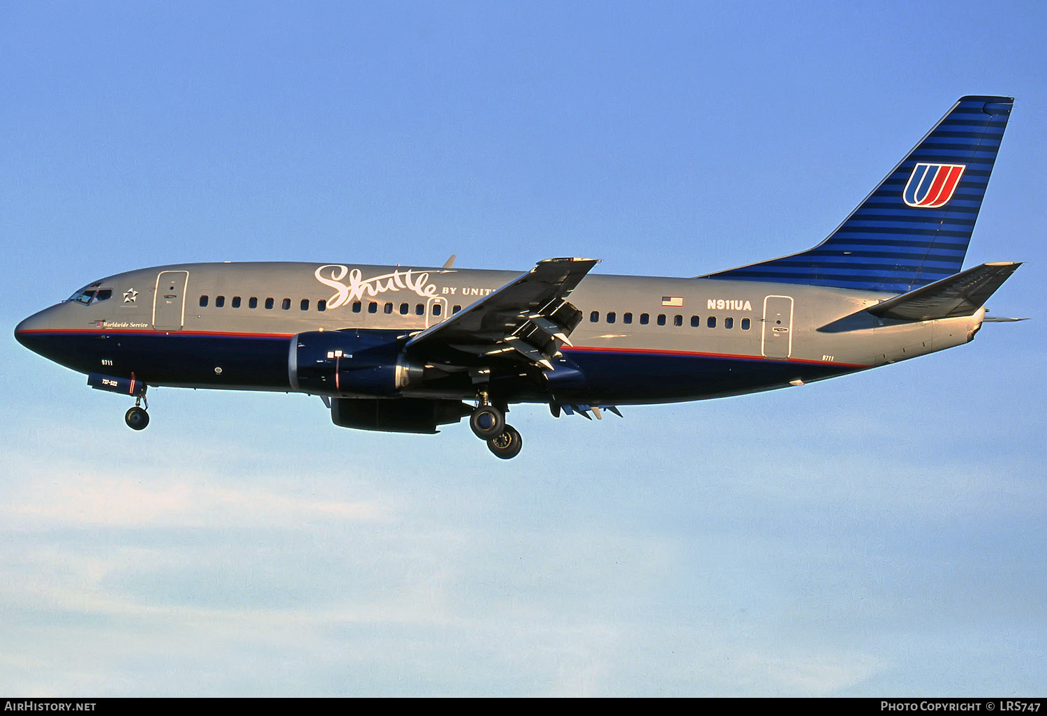 Aircraft Photo of N911UA | Boeing 737-522 | Shuttle by United | AirHistory.net #282200