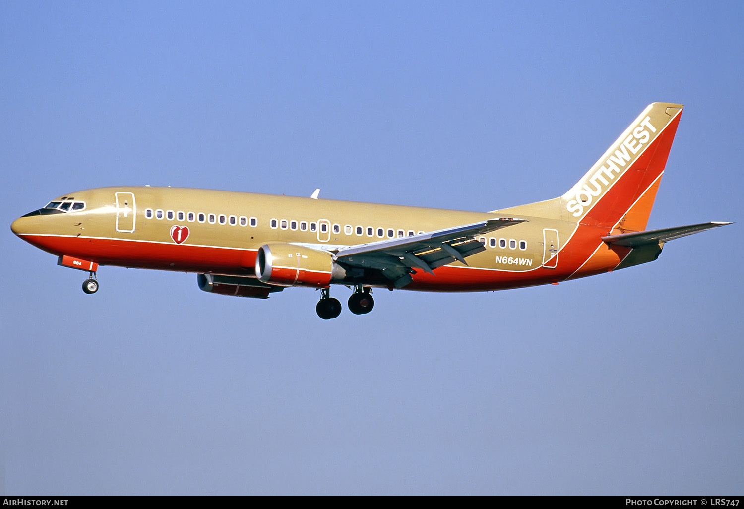 Aircraft Photo of N664WN | Boeing 737-3Y0 | Southwest Airlines | AirHistory.net #282204