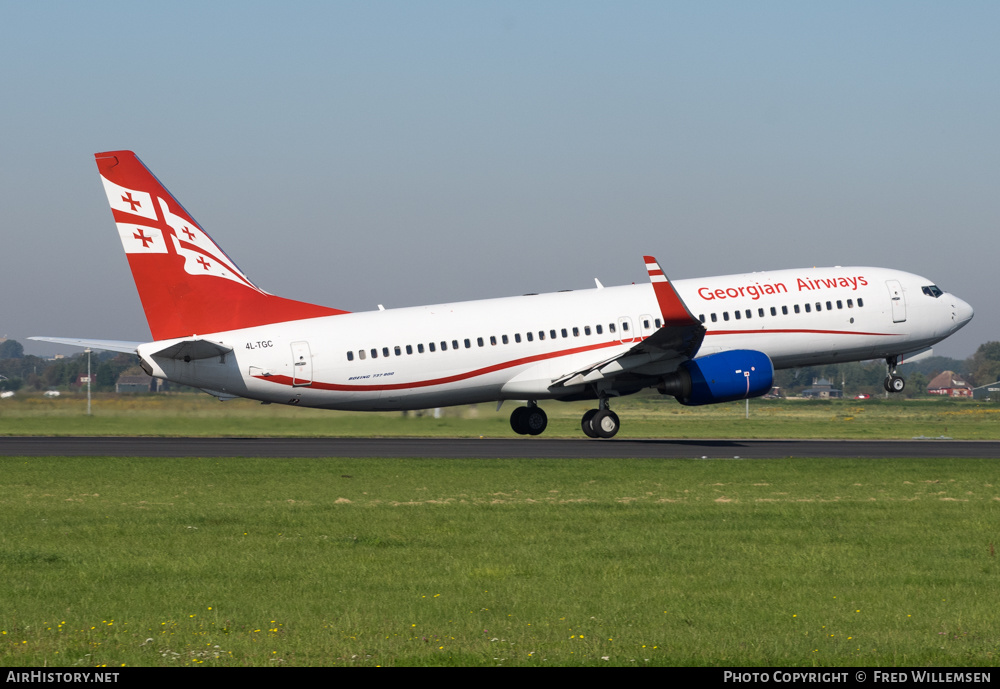 Aircraft Photo of 4L-TGC | Boeing 737-8FH | Georgian Airways | AirHistory.net #282212