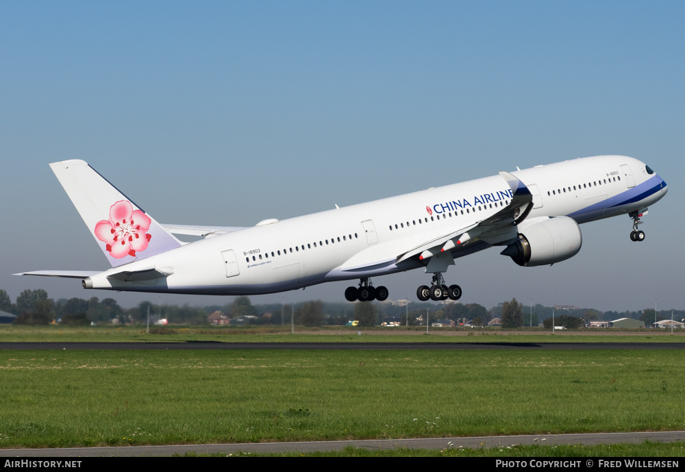 Aircraft Photo of B-18903 | Airbus A350-941 | China Airlines | AirHistory.net #282214