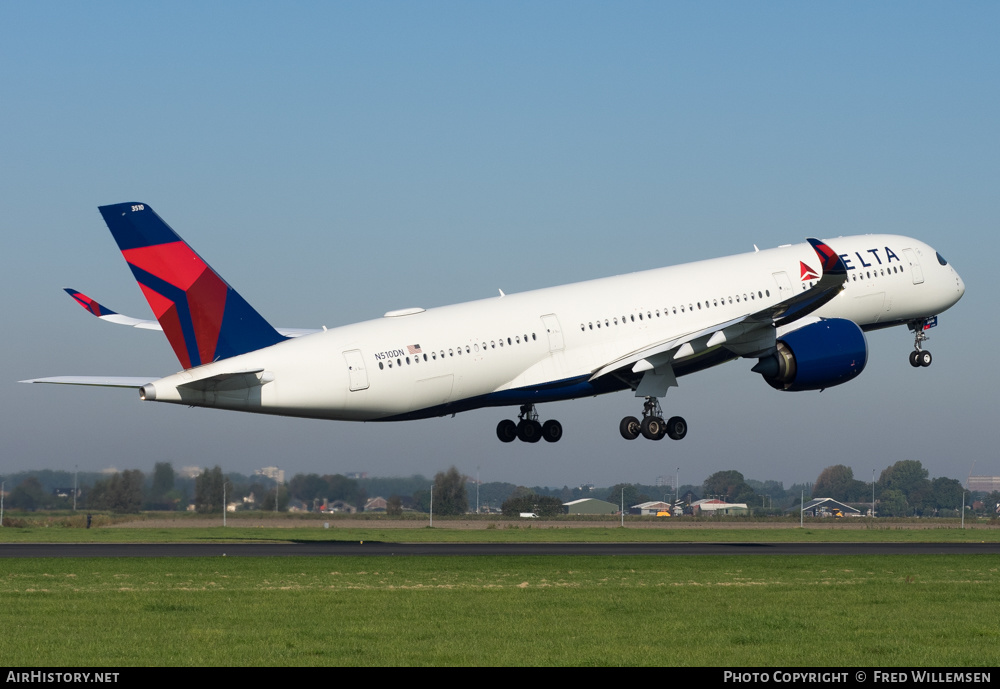 Aircraft Photo of N510DN | Airbus A350-941 | Delta Air Lines | AirHistory.net #282216