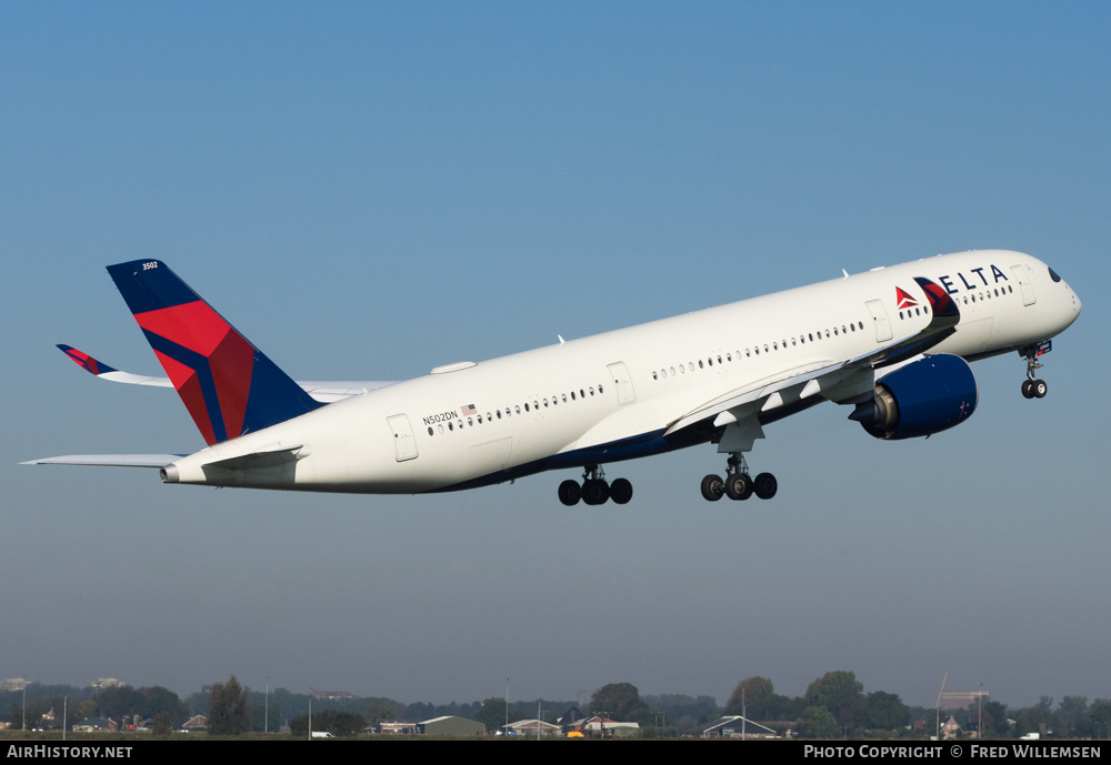 Aircraft Photo of N502DN | Airbus A350-941 | Delta Air Lines | AirHistory.net #282217