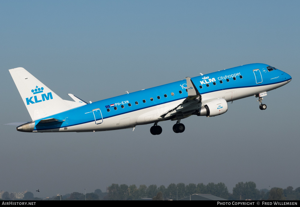 Aircraft Photo of PH-EXN | Embraer 175STD (ERJ-170-200STD) | KLM Cityhopper | AirHistory.net #282219