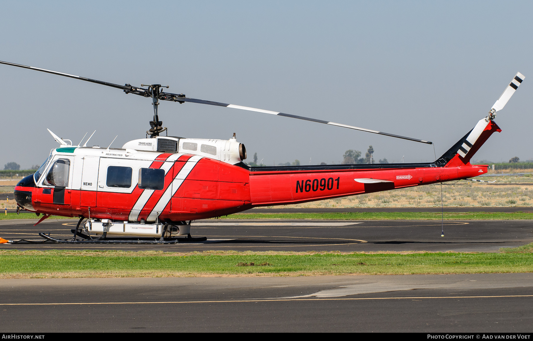 Aircraft Photo of N60901 | Bell UH-1H Iroquois | Trans Aero Helicopters | AirHistory.net #282222
