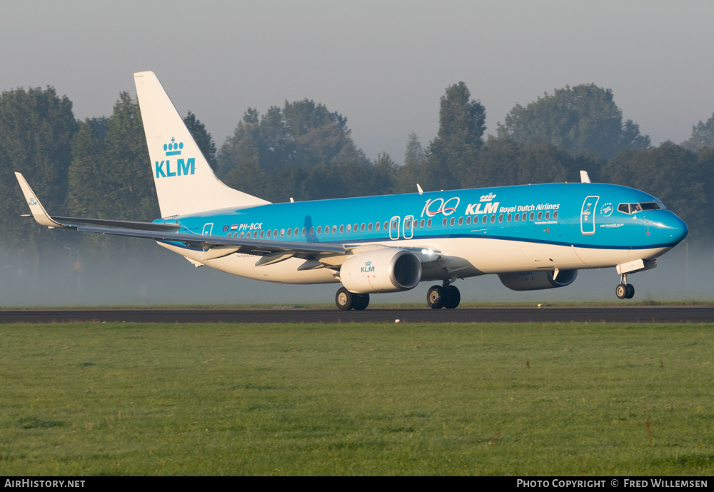 Aircraft Photo of PH-BCK | Boeing 737-800 | KLM - Royal Dutch Airlines | AirHistory.net #282229