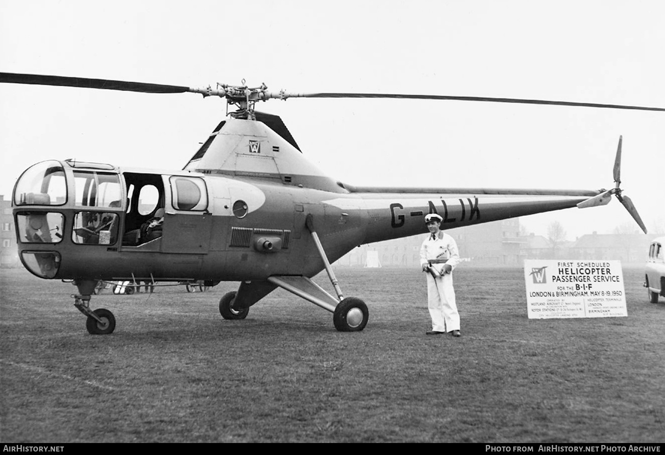 Aircraft Photo of G-ALIK | Westland WS-51 Dragonfly Mk.1A | AirHistory.net #282230