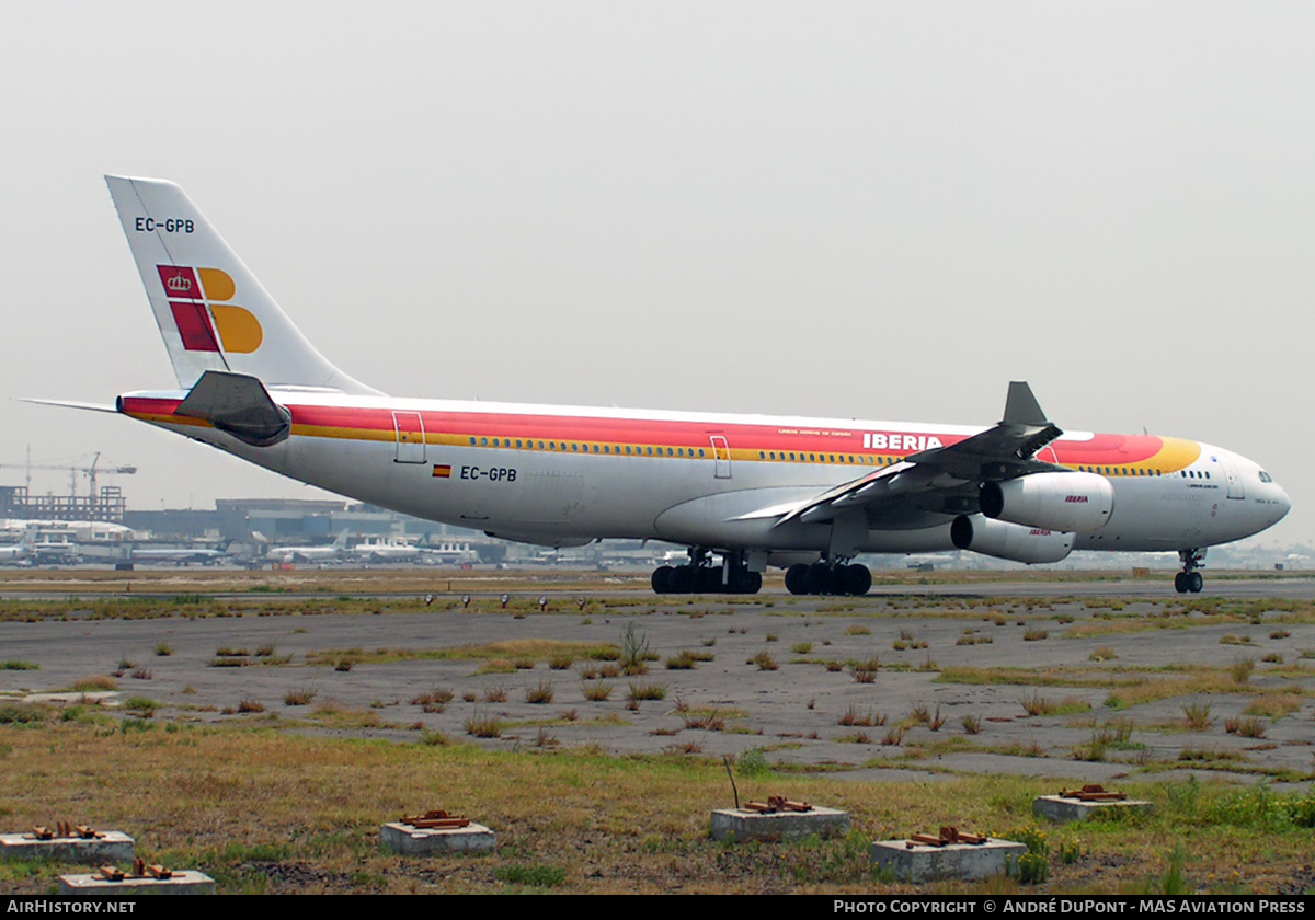 Aircraft Photo of EC-GPB | Airbus A340-313X | Iberia | AirHistory.net #282237