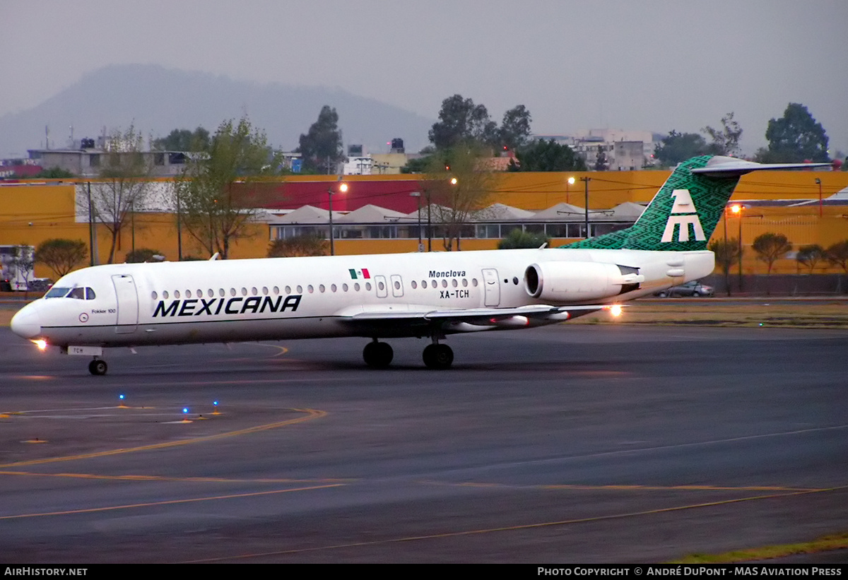 Aircraft Photo of XA-TCH | Fokker 100 (F28-0100) | Mexicana | AirHistory.net #282238