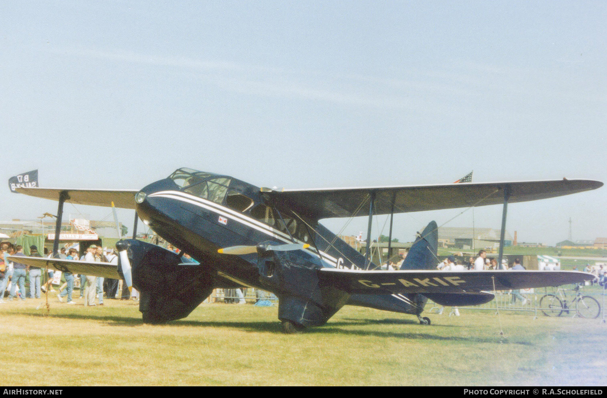 Aircraft Photo of G-AKIF | De Havilland D.H. 89A Dragon Rapide | AirHistory.net #282264